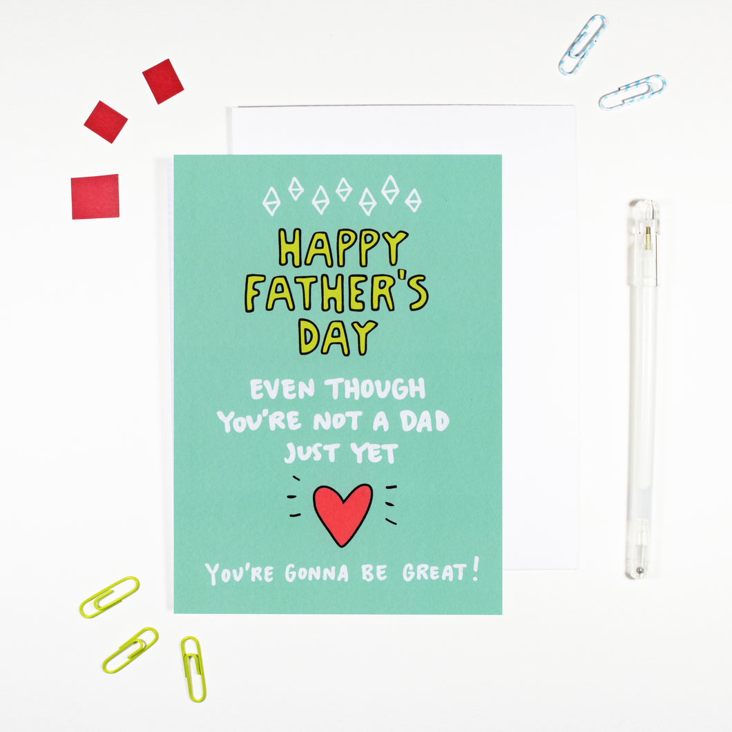 Expectant Father's Day Card by Angela Chick