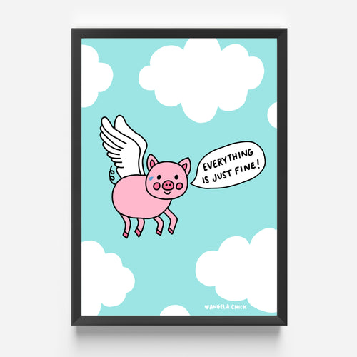 Pigs Fly Print