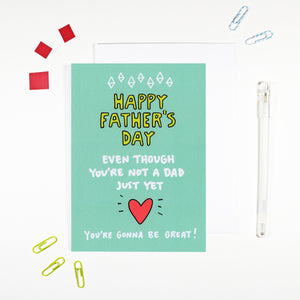 Expectant Father's Day Card by Angela Chick