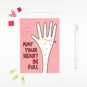 Full Heart Palmistry Card by Angela Chick