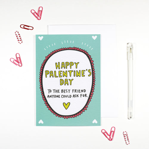 Happy Palentine's Day Card by Angela Chick