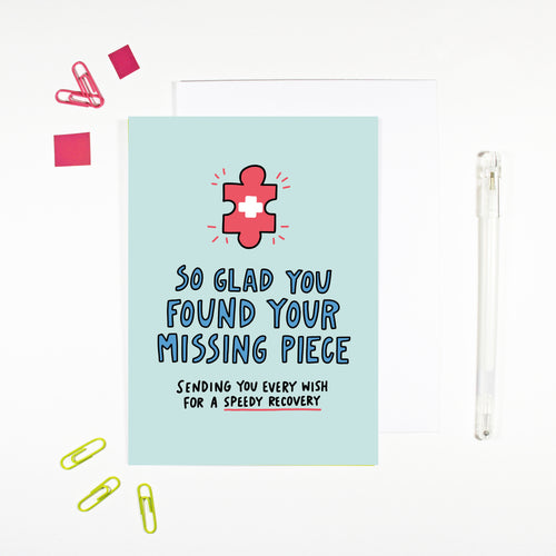 Missing Piece Transplant Card by Angela Chick