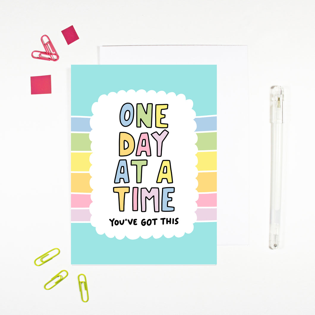One Day At A Time Recovery Card
