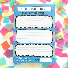 IMPERFECT Three Good Things Notepad SECONDS