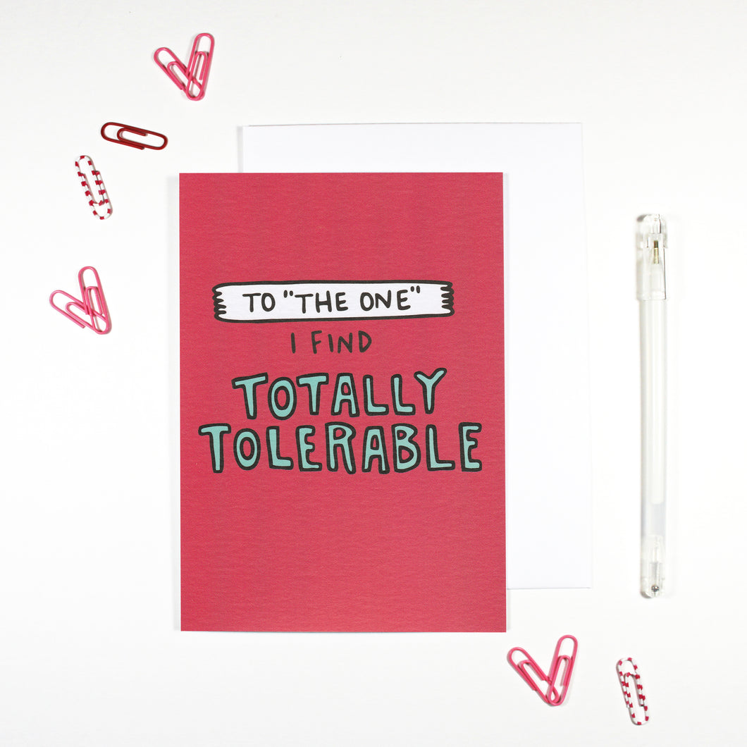 Totally Tolerable Card by Angela Chick