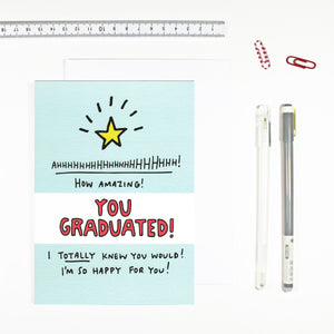 You Graduated Card by Angela Chick